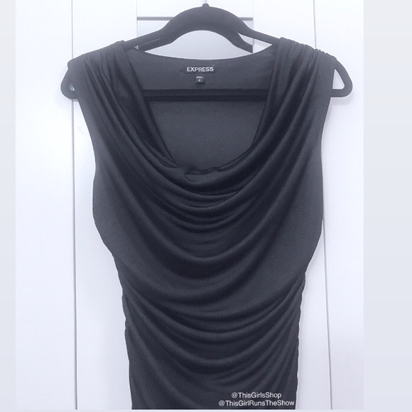 SALE🖤 Express Black Dress - Picture 2 of 2